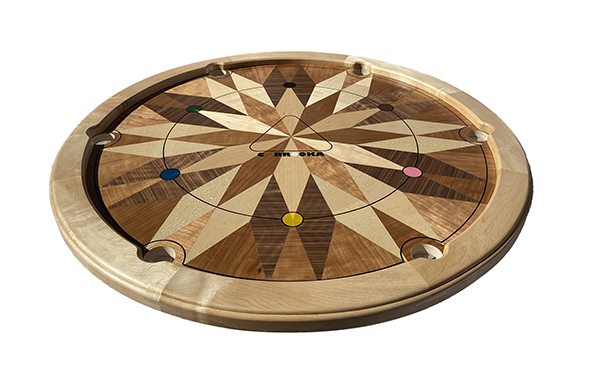 Mariner's Compass Tournament Board - a unique piece by Jack Furnival - Image 2