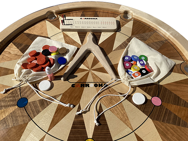 Mariner's Compass Tournament Board - a unique piece by Jack Furnival - Image 3
