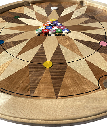 Mariner's Compass Tournament Board - a unique piece by Jack Furnival - Image 4